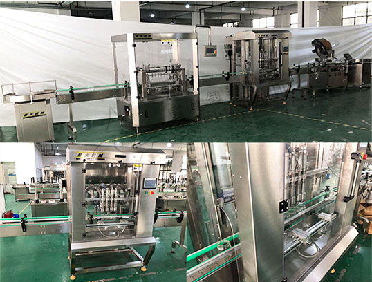沙拉醬灌裝機設備-全自動化沙拉醬灌裝機生產線實拍圖