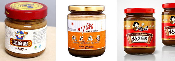 大型芝麻醬灌裝機設備-全自動醬類灌裝生產線樣品圖